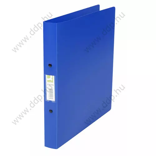 Gyűrűskönyv A/4 2 gyűrűs 20mm Standard PP kék Q-CONNECT -KF02917-