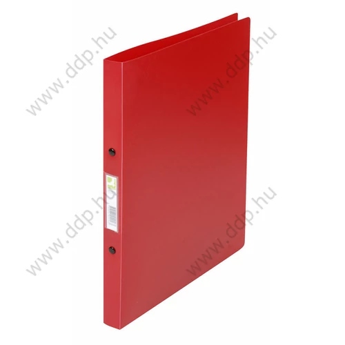 Gyűrűskönyv A/4 2 gyűrűs 20mm Standard PP piros Q-CONNECT -KF02916-