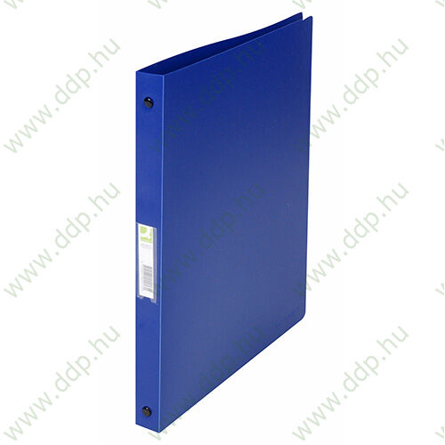 Gyűrűskönyv A/4 4 gyűrűs 20mm Standard PP kék Q-CONNECT -KF02925-