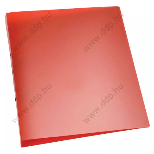 Gyűrűskönyv A/4 2 gyűrűs 25mm áttetsző piros Q-CONNECT -KF02482-