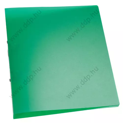 Gyűrűskönyv A/4 2 gyűrűs 25mm áttetsző zöld Q-CONNECT -KF02484-