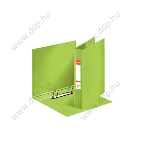 Gyűrűskönyv A/5 2 gyűrűs Standard zöld ESSELTE -47686-