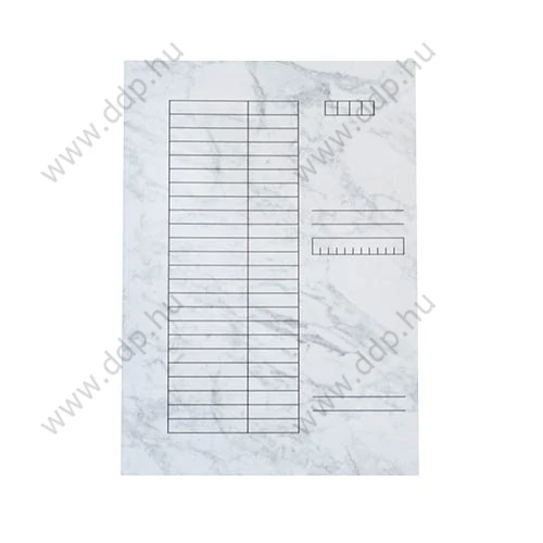 Iratgyűjtő A/4 karton Márvány pólyás dosszié Q-CONNECT -090016Q-