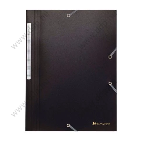 Iratgyűjtő gumis A/4 PP Standard I109EX5590 fekete EXACOMPTA mappa -P2110-0400-