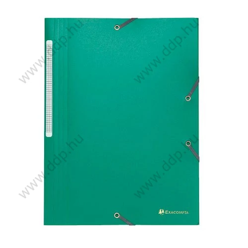 Iratgyűjtő gumis A/4 PP Standard I109EX5590 zöld EXACOMPTA mappa -P2110-0407-