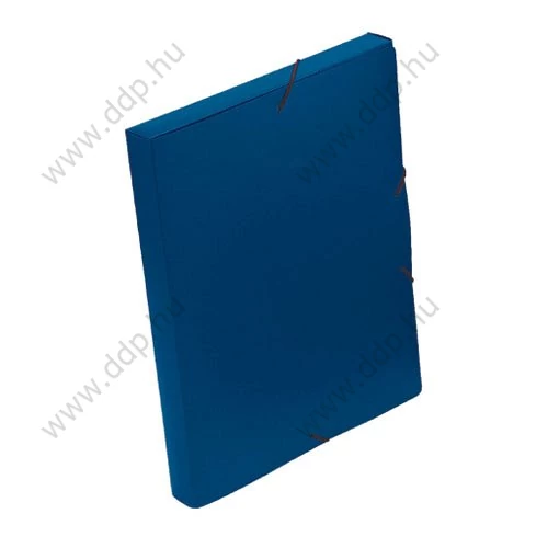 Iratgyűjtő gumismappa A/4 PP 30mm kék VIQUEL Essentiel mappa -IV021302-