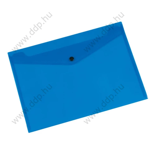 Iratgyűjtő tasak A/4 patentzáras kék Q-CONNECT 237x333mm -KF03596-