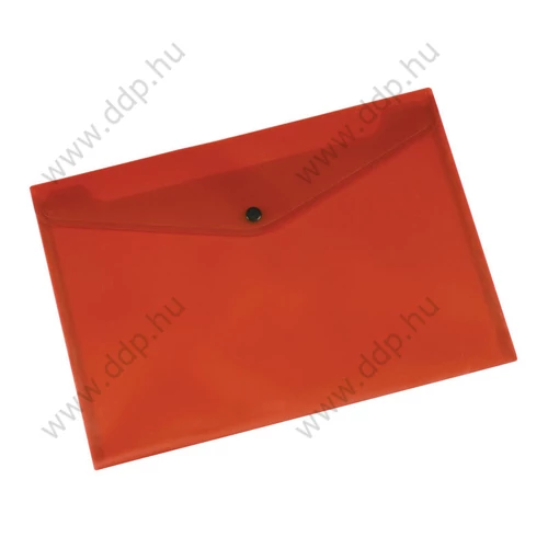 Iratgyűjtő tasak A/4 patentzáras piros Q-CONNECT 237x333mm -KF03594-