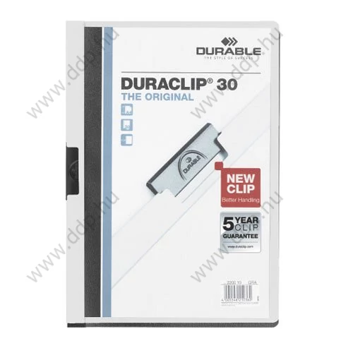 Klipmappa A/4 Duraclip 2200 fehér DURABLE -220002/P2030-0050-