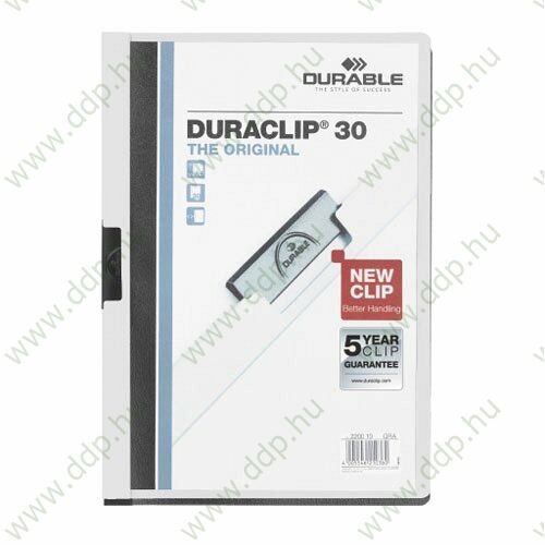 Klipmappa A/4 Duraclip 2200 fehér DURABLE -220002/P2030-0050-