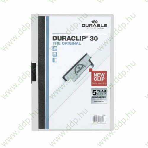 Klipmappa A/4 Duraclip2200 szürke -P2030-0059- Durable
