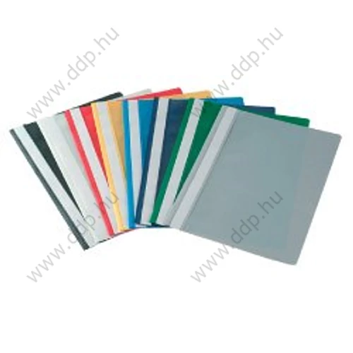 Gyorsfűző A/4 PP Standard szürke műanyag
