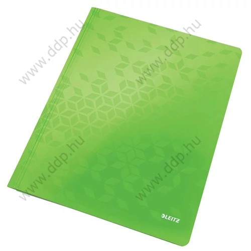 Gyorsfűző karton Leitz WOW lakkfényű zöld -30010064-
