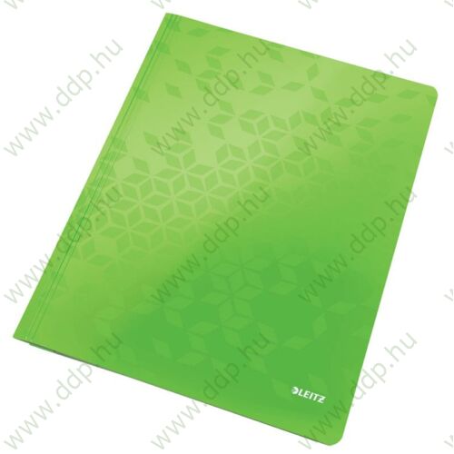 Gyorsfűző karton Leitz WOW lakkfényű zöld -30010064-