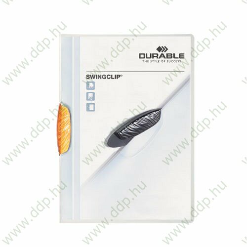 Klipmappa A/4 Durable Swingclip 2260 sárga -226004/P2030-0185-