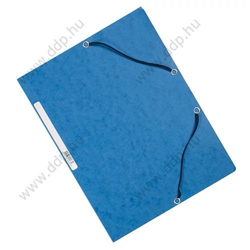 Iratgyűjtő gumis A/4 prespán Q-CONNECT kék mappa -KF02167-