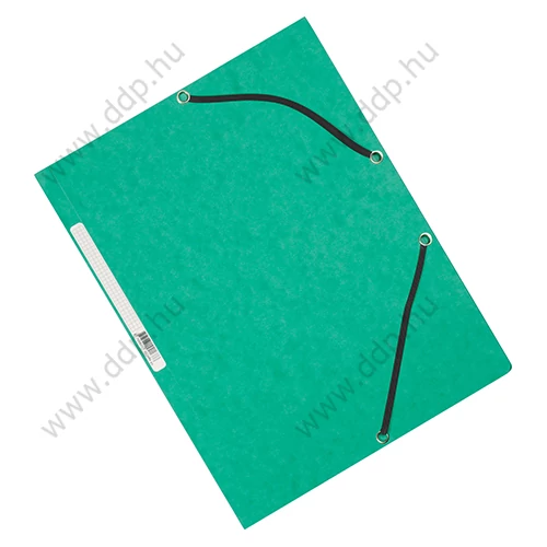 Iratgyűjtő gumis A/4 prespán Q-CONNECT zöld mappa -KF02168-