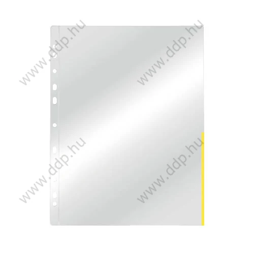 Genotherm A/4 lefűzhető 105 micron színes szélű sárga ESSELTE tasak (Kiszerelés: 100db/csm) -55361-