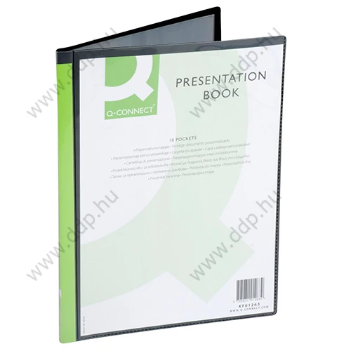 Iratvédő mappa panorámás 10 tasakos Q-CONNECT -KF01263-