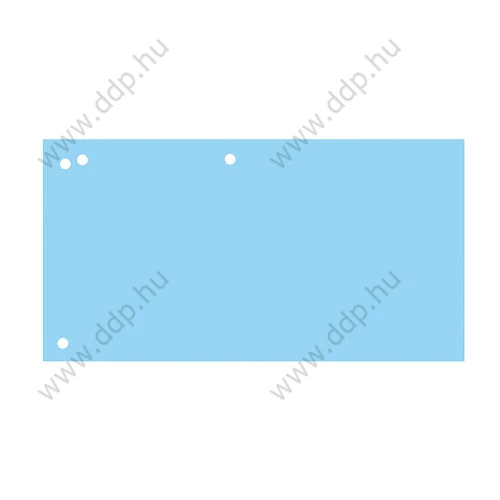 Elválasztócsík karton 190 gr DONAU kék 235 x 105mm (Kiszerelés: 100db/csomag)