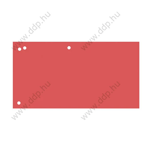 Elválasztócsík karton 190 gr DONAU piros 235 x 105mm (Kiszerelés: 100db/csomag)