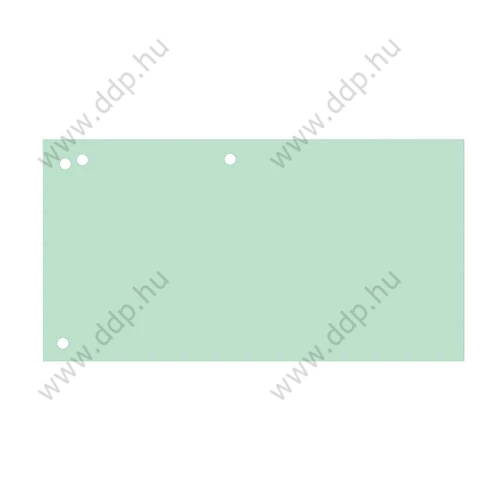 Elválasztócsík karton 190 gr DONAU zöld 235 x 105mm (Kiszerelés: 100db/csomag)