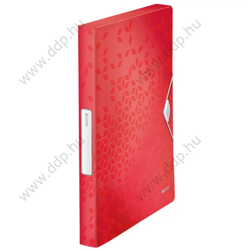 Iratgyűjtő A/4 gumis PP  LEITZ WOW JUMBO piros -46290026-