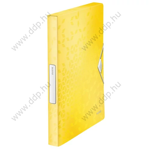 Iratgyűjtő A/4 gumis PP LEITZ WOW JUMBO sárga -46290016-