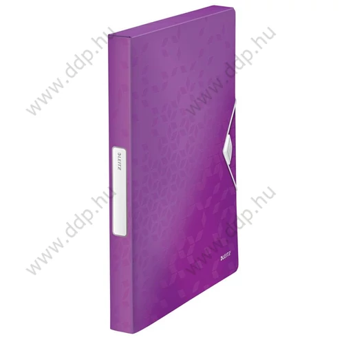 Iratgyűjtő A/4 gumis PP  LEITZ WOW JUMBO lila -46290062-