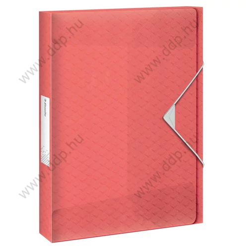 Iratgyűjtő gumis A/4 PP ESSELTE Colour'Breeze JUMBO 25mm korall mappa