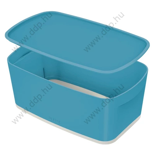Tárolódoboz fedővel kicsi bársony nyugodt kék Leitz Cosy MyBox 52630061