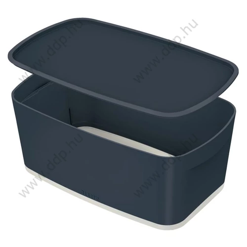 Tárolódoboz fedővel kicsi bársony bársony szürke Leitz Cosy MyBox 52630089