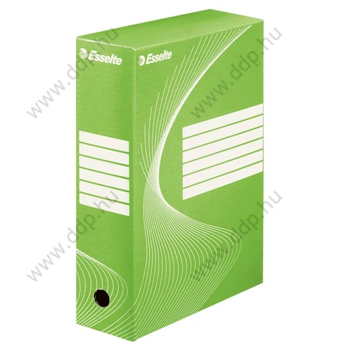Archiváló doboz 100mm Esselte zöld -128424- 245x100x345mm