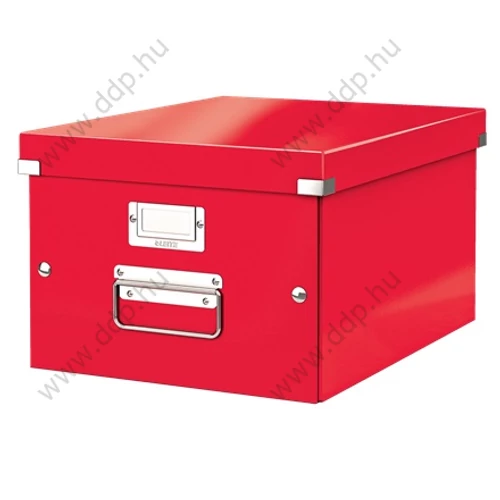 Tárolódoboz LEITZ CLICK-N-STORE A4 méretű piros -60440026-