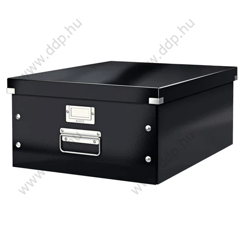 Tárolódoboz LEITZ CLICK-N-STORE A3 méretű fekete -60450095-