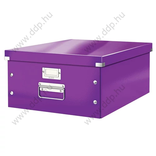 Tárolódoboz LEITZ CLICK-N-STORE A3 méretű lila -60450062-