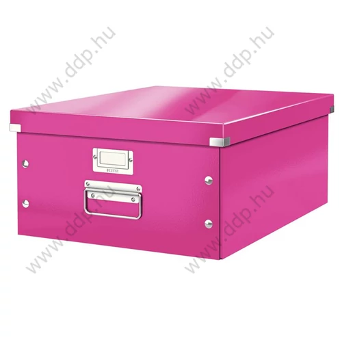 Tárolódoboz LEITZ CLICK-N-STORE A3 méretű rózsaszín -60450023-