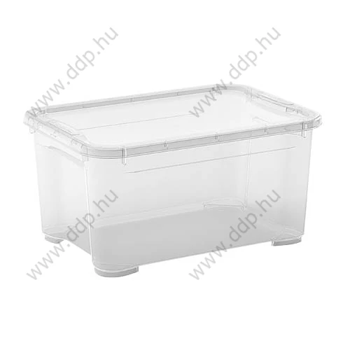 Tárolódoboz fogóval 13,6 L Curver kék/ ezüst -168809-