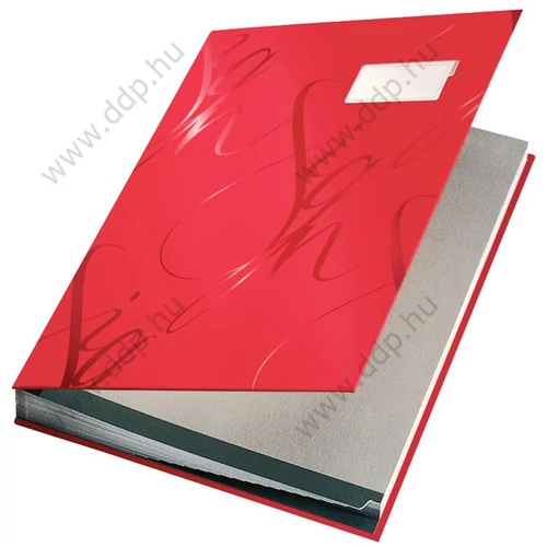 Aláírókönyv A/4 LEITZ Piros -57450025-