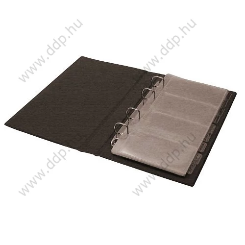 Névjegytartó B/5 200db-os 160x265mm fekete PANTA PLAST -INP328202F-