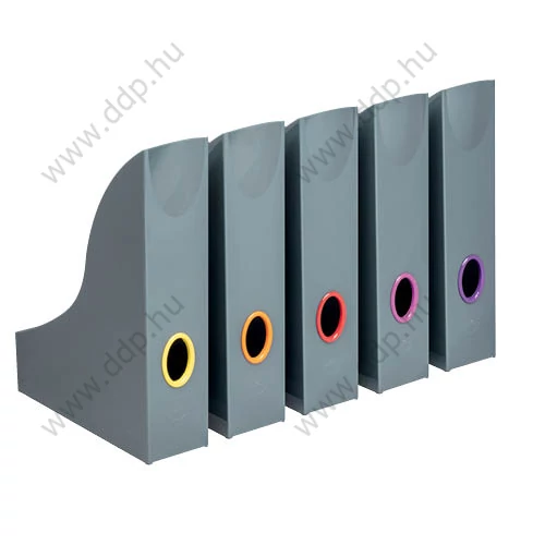 Iratpapucs szett 5db-os szürke, színdíszítéssel DURABLE VARICOLOR -770657-