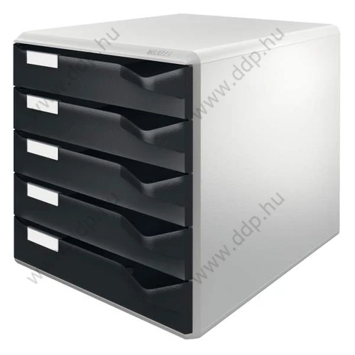 Irattartó 5 fiókos Standard Leitz fekete -52800095-