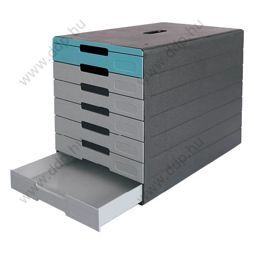 Irattartó 7 fiókos DURABLE IDEALBOX PRO 7 kék -776306-