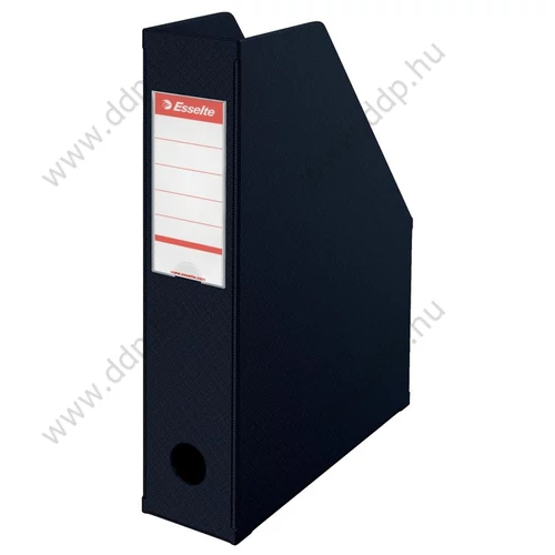 Iratpapucs PVC Esselte összehajtható 72mm fekete -56007-