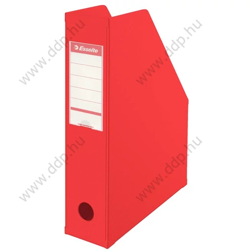 Iratpapucs PVC Esselte összehajtható 72mm piros -56003-