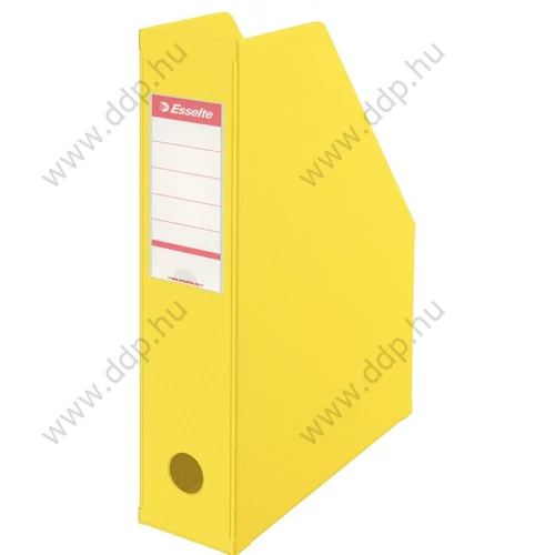 Iratpapucs PVC Esselte összehajtható 72mm sárga -56001-