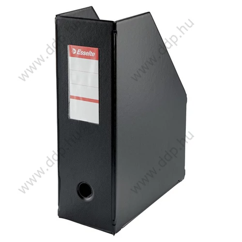 Iratpapucs PVC Esselte összehajtható 100mm fekete -56077-