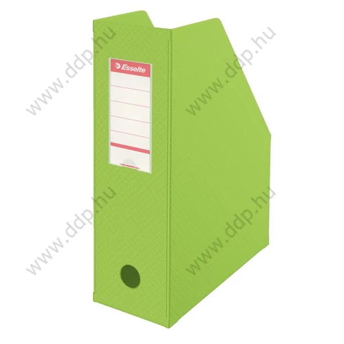 Iratpapucs PVC Esselte összehajtható 100mm zöld -56076-