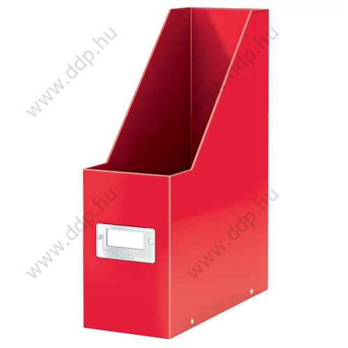 Iratpapucs CLICK-N-STORE lakkfényű piros LEITZ -60470026-