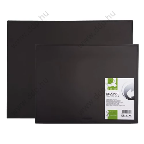 Könyöklő 50x63cm Fekete asztali Q-CONNECT -KF26795-